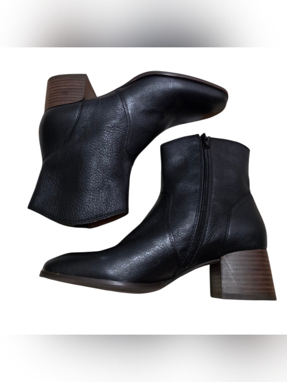 Lucky Brand Laidem Boot Size 7.5 Black Leather
